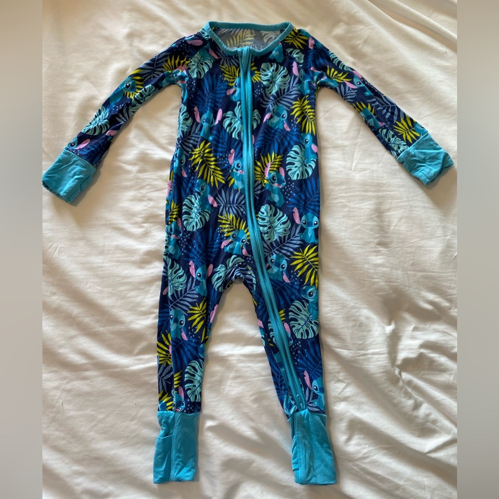 Little Sleepies Stitch Zippie 6-12 months